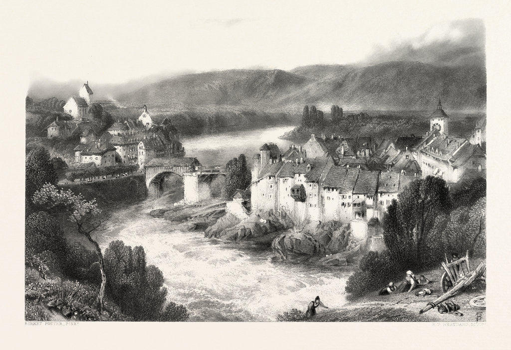 Detail of Lauffenberg, Laufenburg, Germany, Switzerland by Anonymous