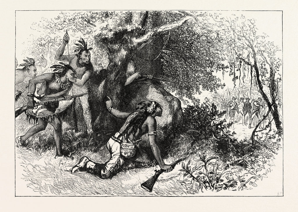 Detail of Treachery of the Cherokees by Anonymous