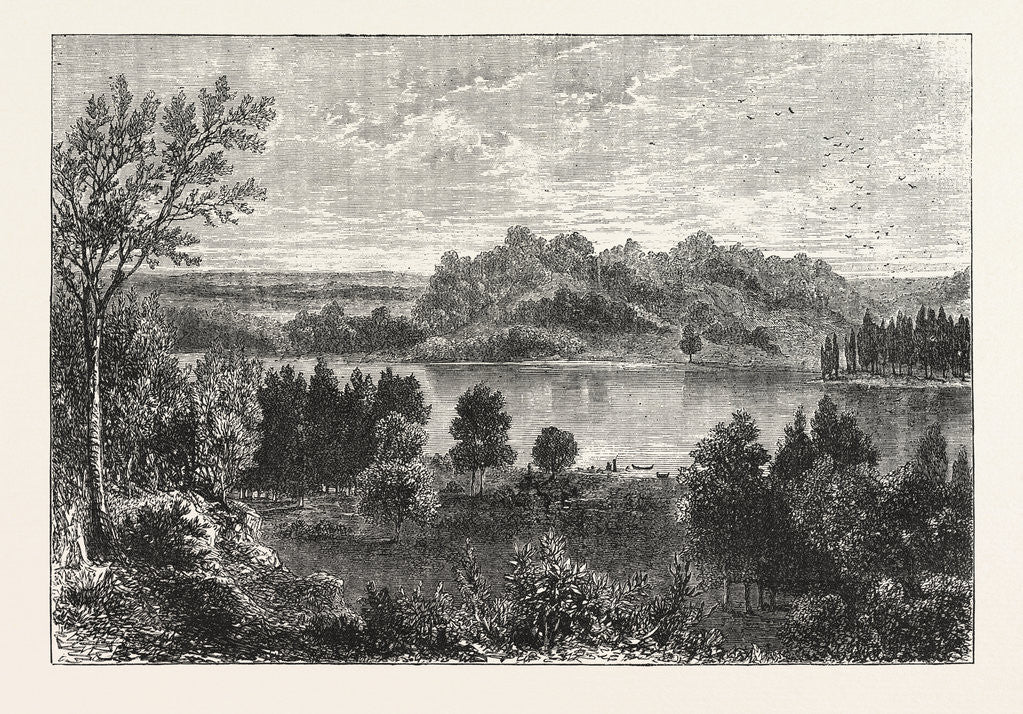 Detail of The Valley of the Mississippi by Anonymous