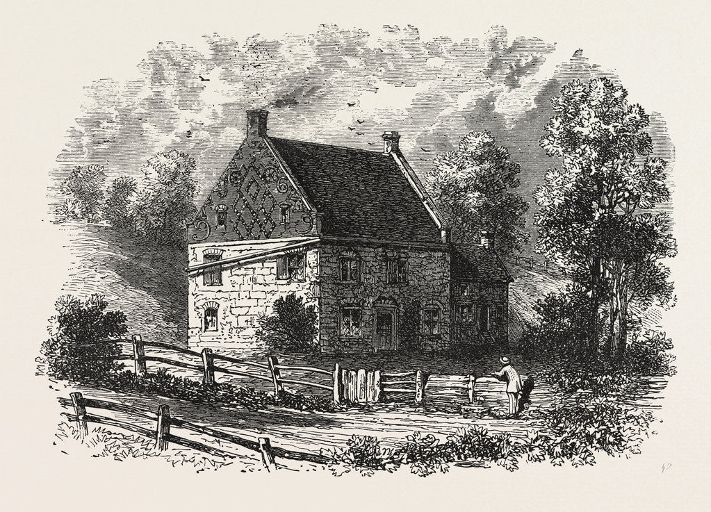 Detail of Old Dutch House, Long Island, New York by Anonymous