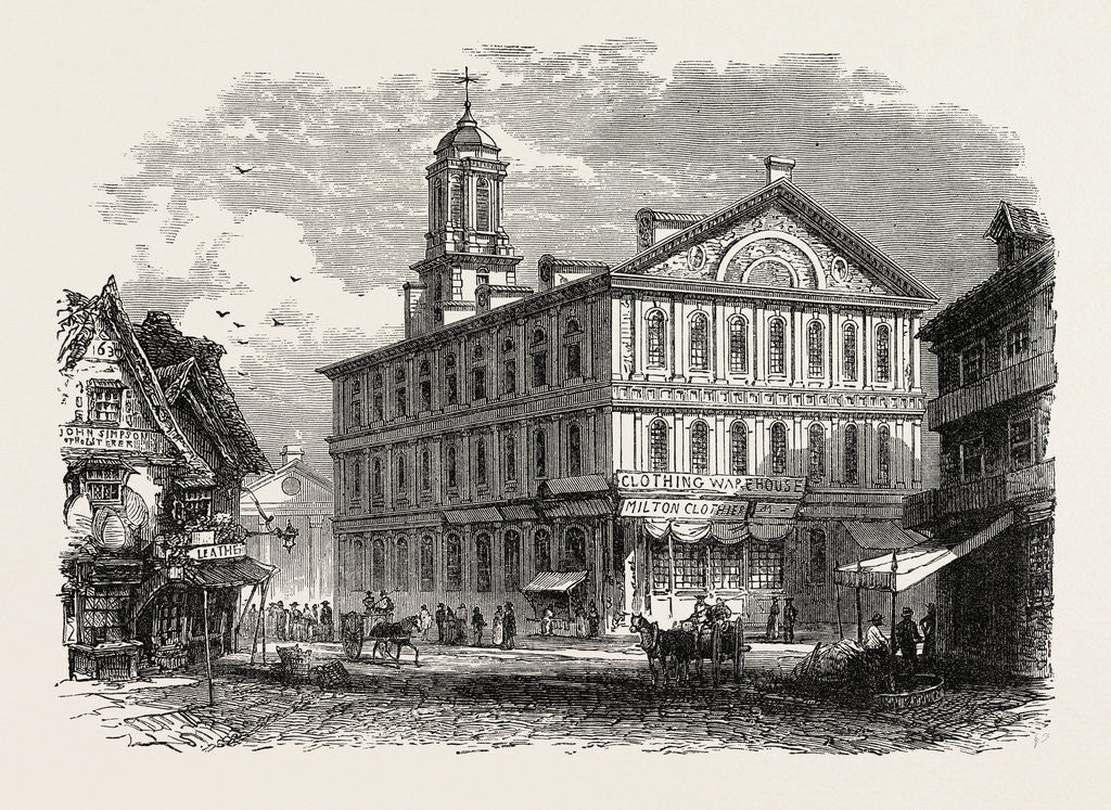 Detail of Faneuil Hall, Boston by Anonymous