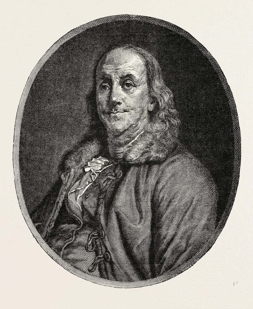 Detail of Benjamin Franklin by Anonymous