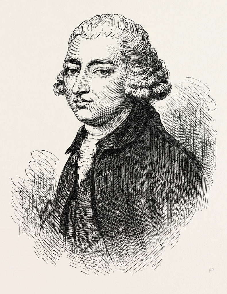 Detail of Edmund Burke, Supporter of the Cause of the American Revolutionaries by Anonymous