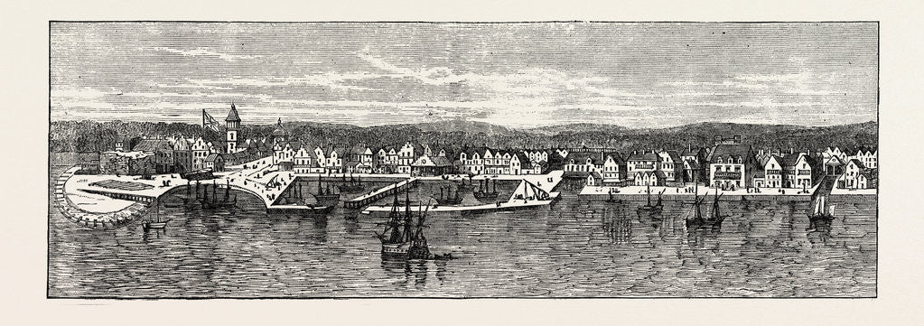 Detail of New York in the Middle of the Eighteenth Century by Anonymous
