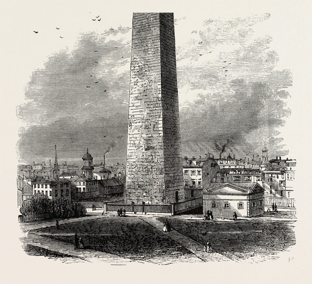 Detail of The Monument on Bunker's Hill by Anonymous