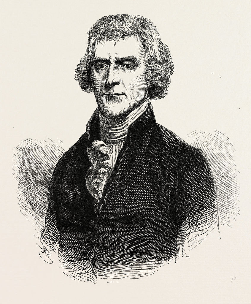 Detail of Thomas Jefferson by Anonymous