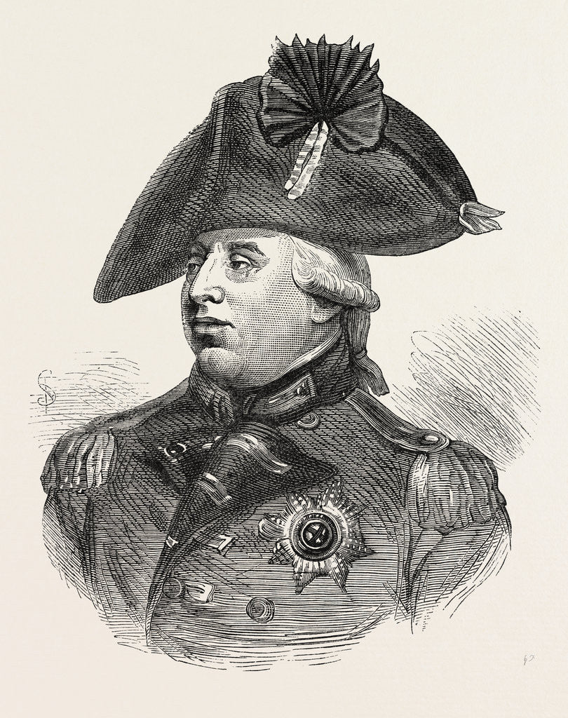 Detail of King George III by Anonymous
