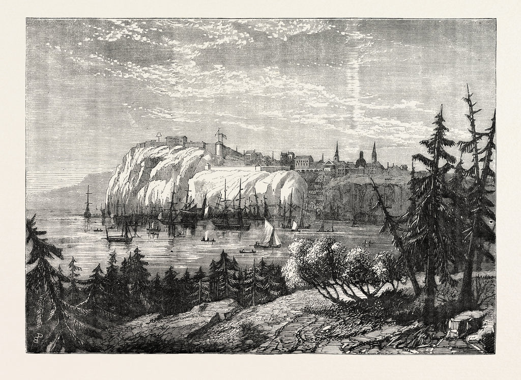 Detail of View of Quebec, Canada by Anonymous