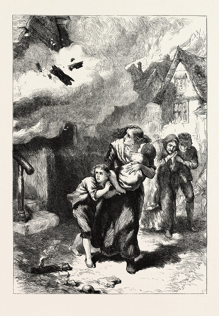 Detail of Incident in the Burning of Norfolk by Anonymous