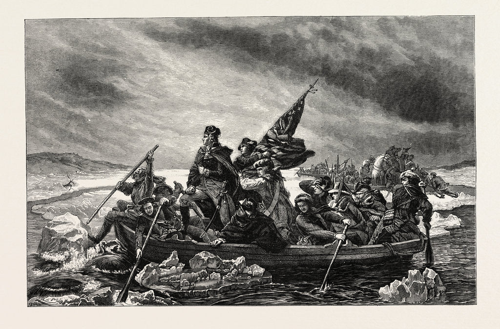 Detail of Washington Crossing the Delaware by Anonymous