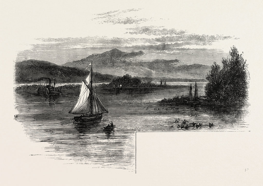 Detail of Lake Champlain by Anonymous