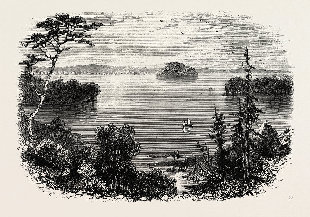Detail of Saratoga Lake by Anonymous