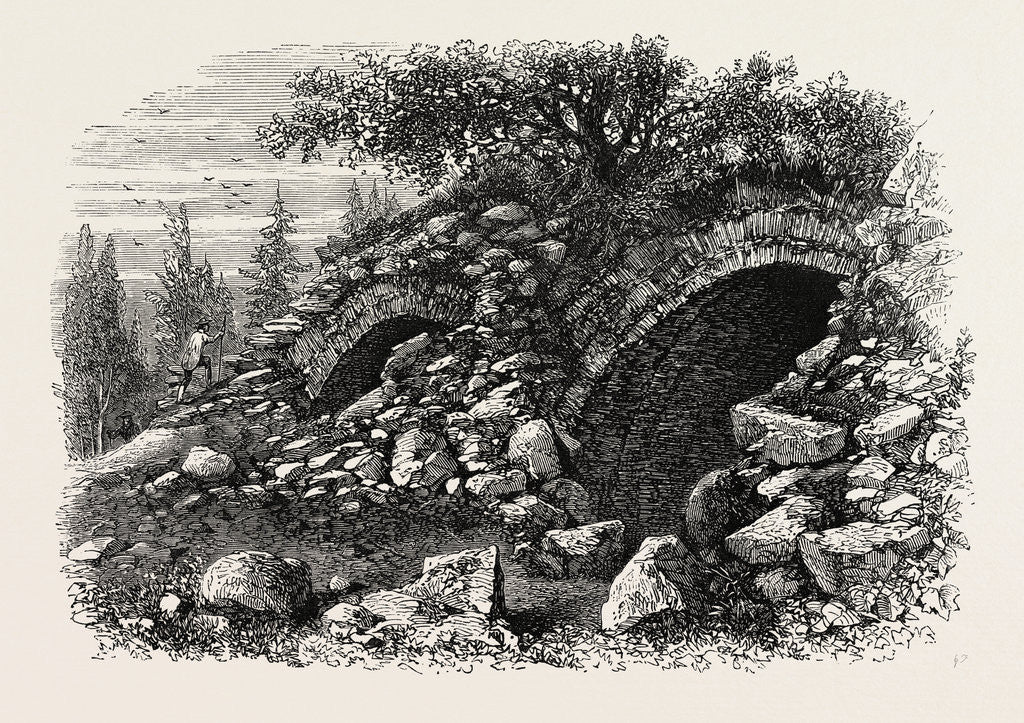 Detail of Ruins of Fort Putnam, West Point by Anonymous