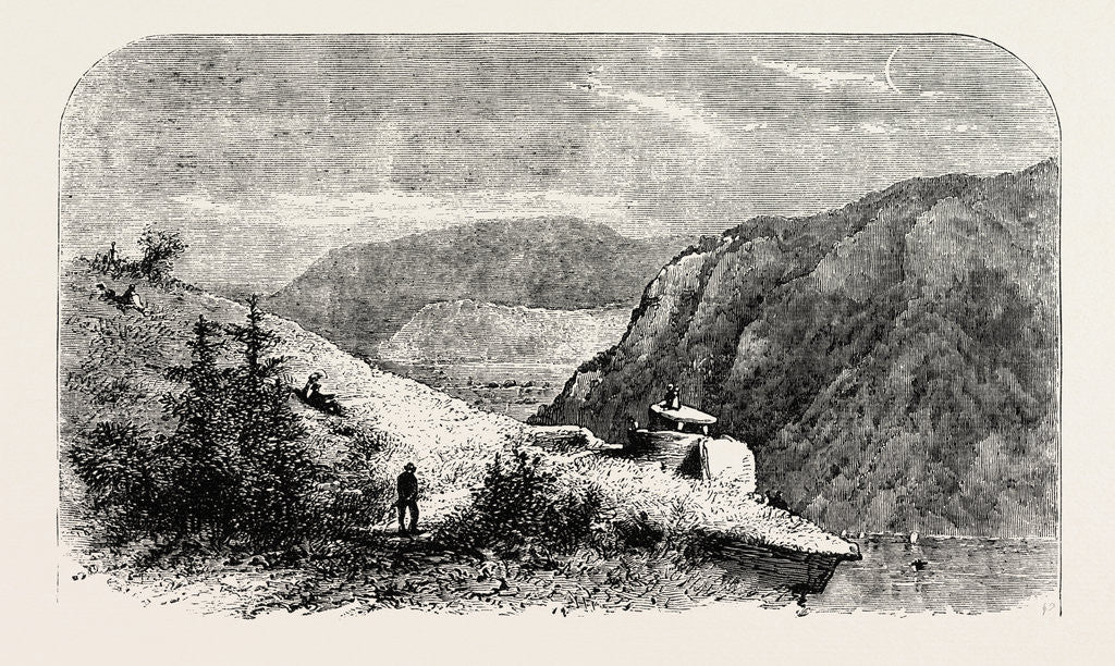 Detail of Jefferson's Rock, Harper's Ferry, Virginia by Anonymous