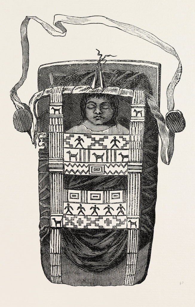 Detail of Indian Child in Cradle by Anonymous