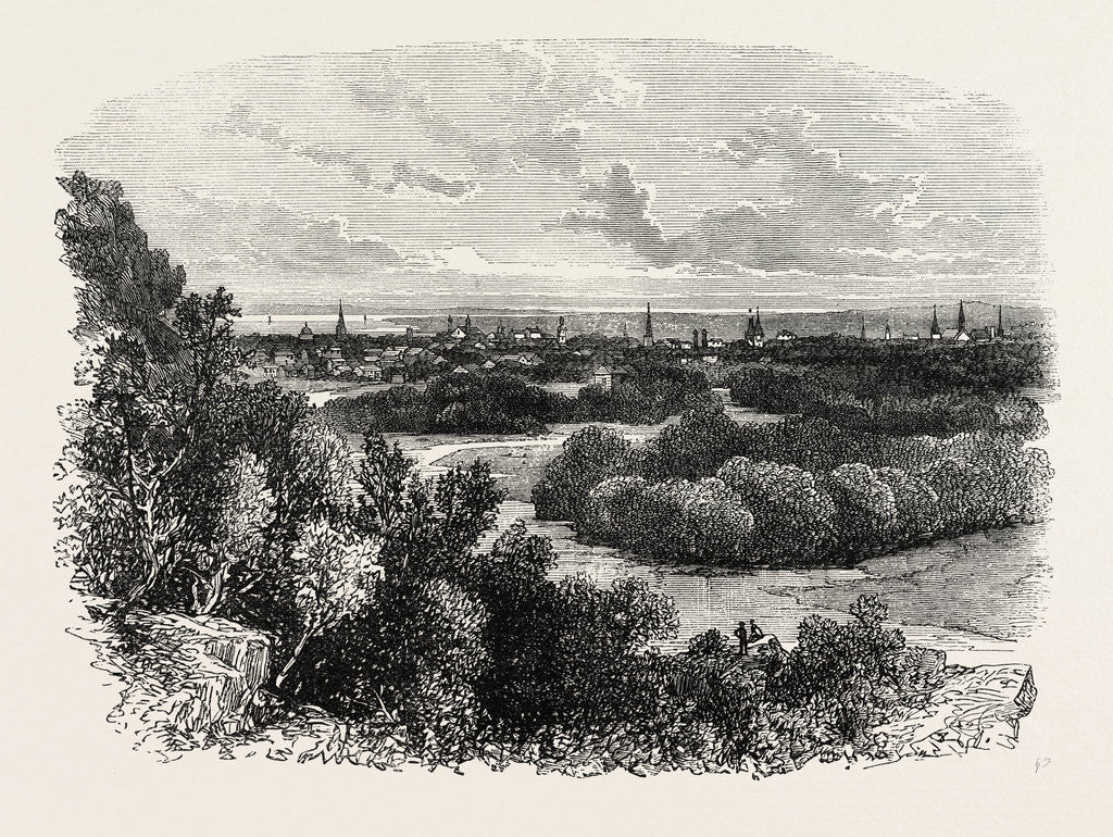 Detail of New Haven by Anonymous