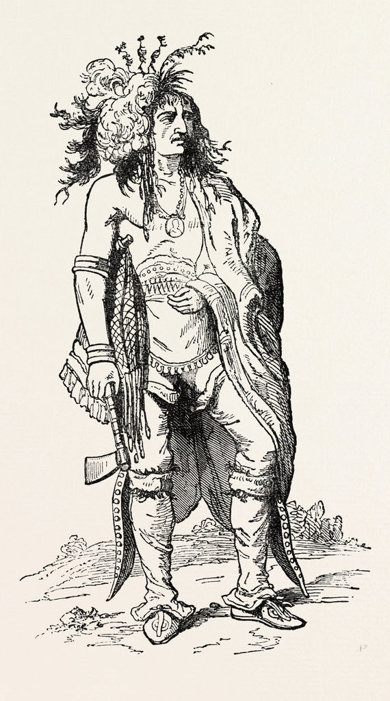 Detail of North American Indian by Anonymous