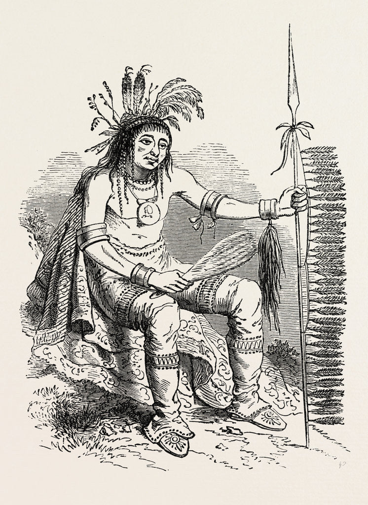 Detail of North American Indian by Anonymous