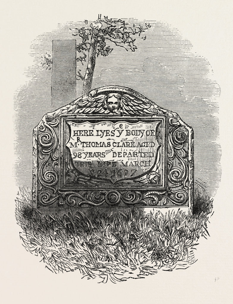 Detail of Tomb of the Mate of the Mayflower by Anonymous