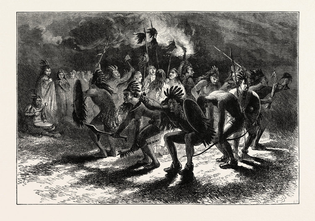 Detail of Indian Scalp Dance by Anonymous