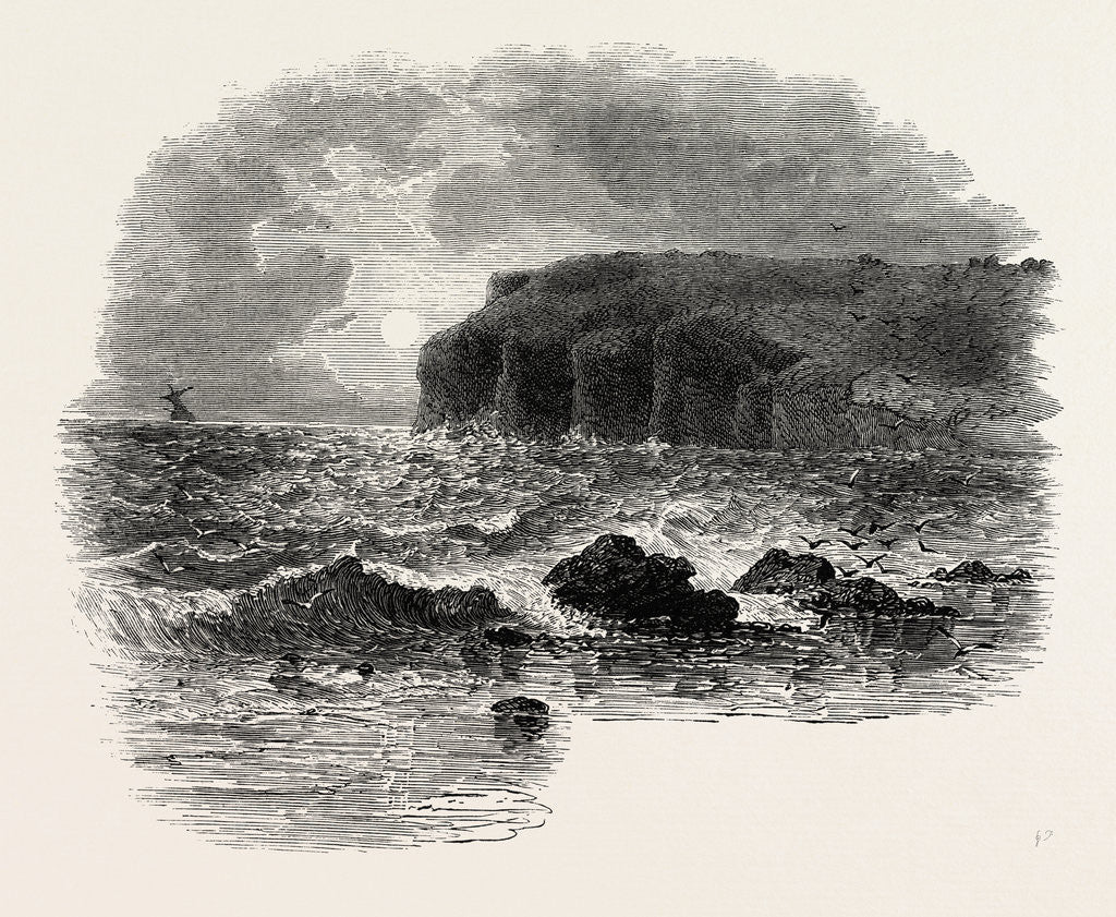 Detail of View on the Coast of Maine by Anonymous
