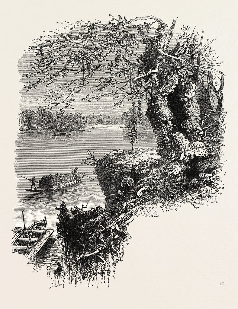 Detail of On the Savannah River by Anonymous