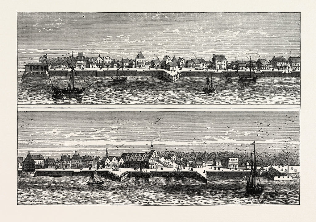 Detail of Old View of Charlestown by Anonymous