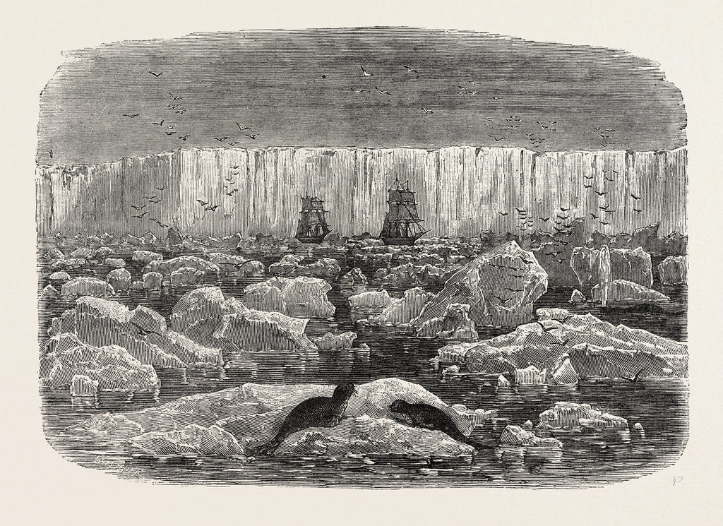 Detail of Ice-Barrier of the Antarctic Continent by Anonymous