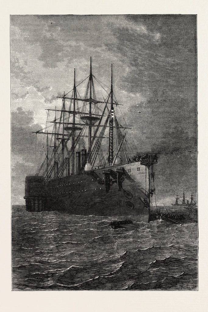 Detail of Picking Up the Atlantic Cable by Anonymous