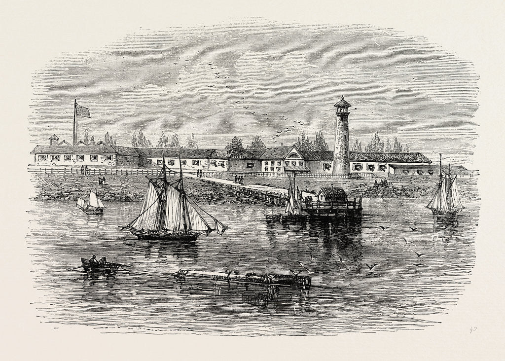 Detail of Fortress Monroe, Virginia by Anonymous