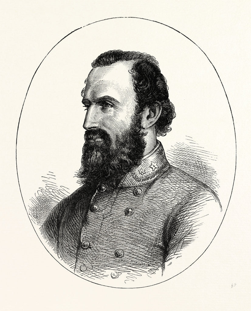 Detail of Stonewall Jackson, American Civil War by Anonymous