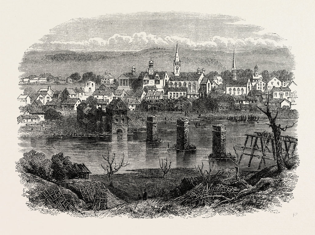 Detail of Fredericksburg, Virginia by Anonymous