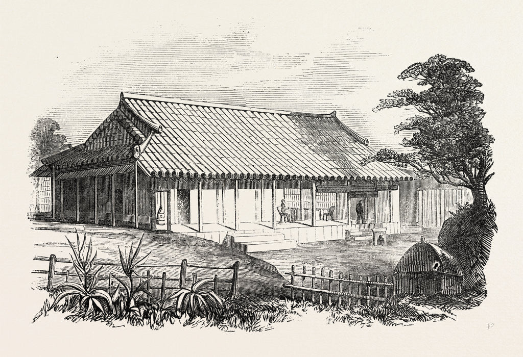 Detail of Dr Bettelheim's Residence, Loo Choo, Chinese Seas. Loo-Choo Islands, Ryukyu Islands by Anonymous
