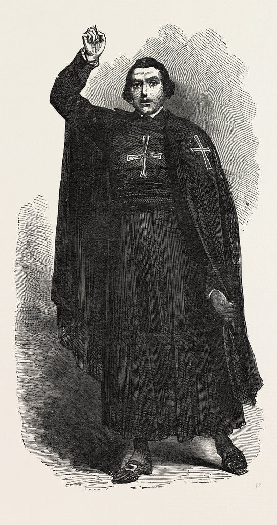 Detail of Father Gavazzi by Anonymous