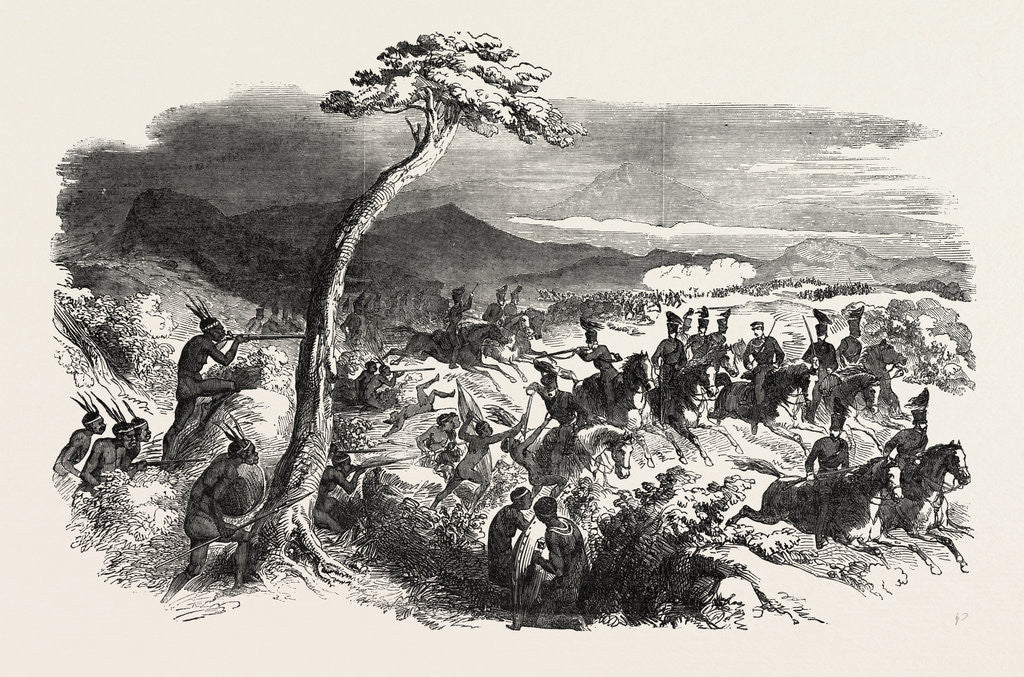 Detail of Bush-Fighting in Kaffraria, South Africa by Anonymous