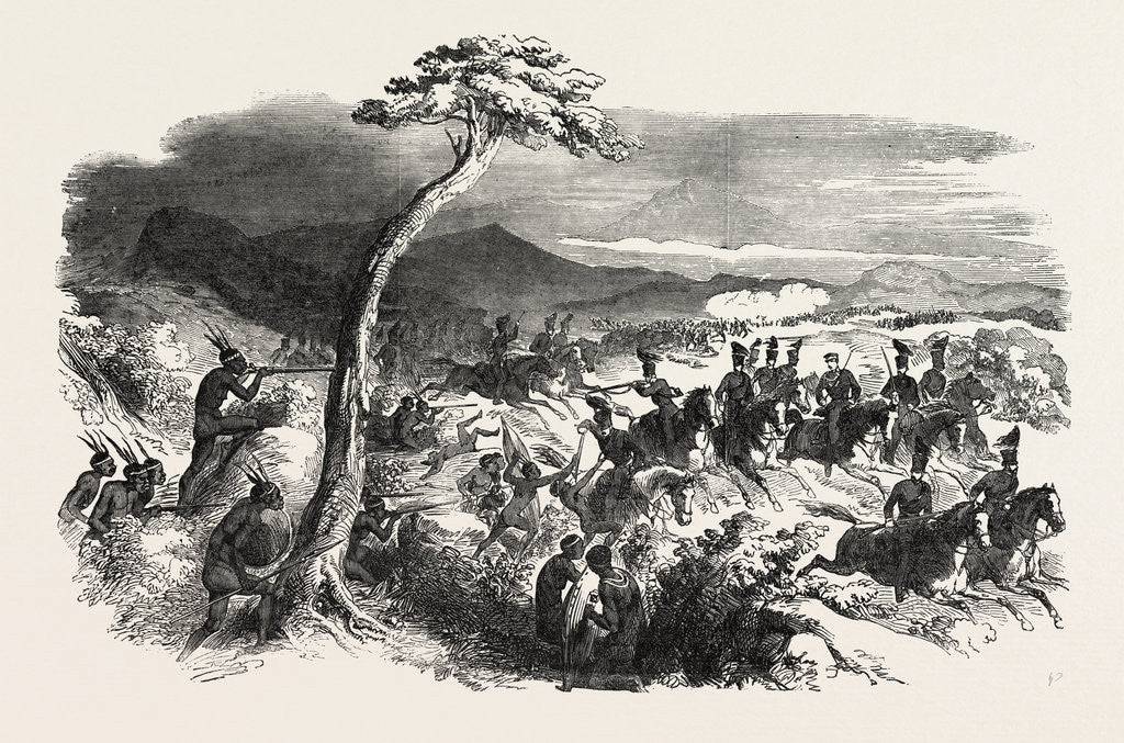 Detail of Bush-Fighting in Kaffraria, South Africa by Anonymous