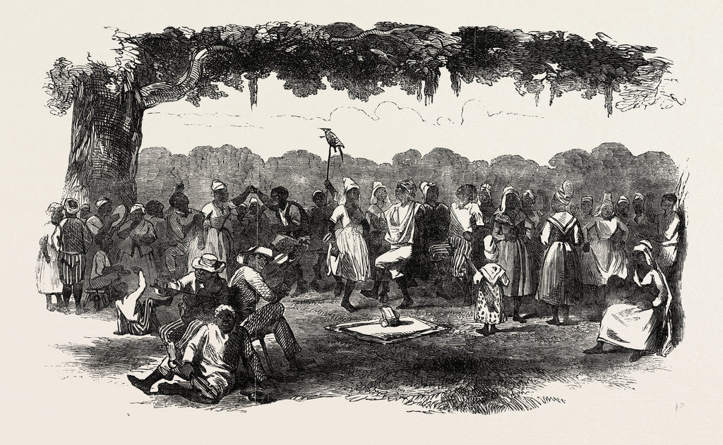 Detail of Scene from Mr. Henry Russell's New Entertainment, at the Olympic Theatre, London by Anonymous