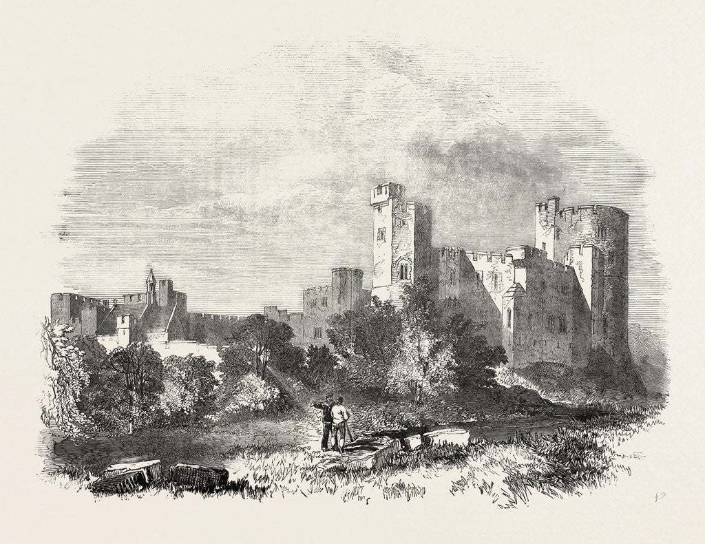 Detail of Peckforton Castle, Cheshire, A. Salvin, Architect, F.S.A. by Anonymous