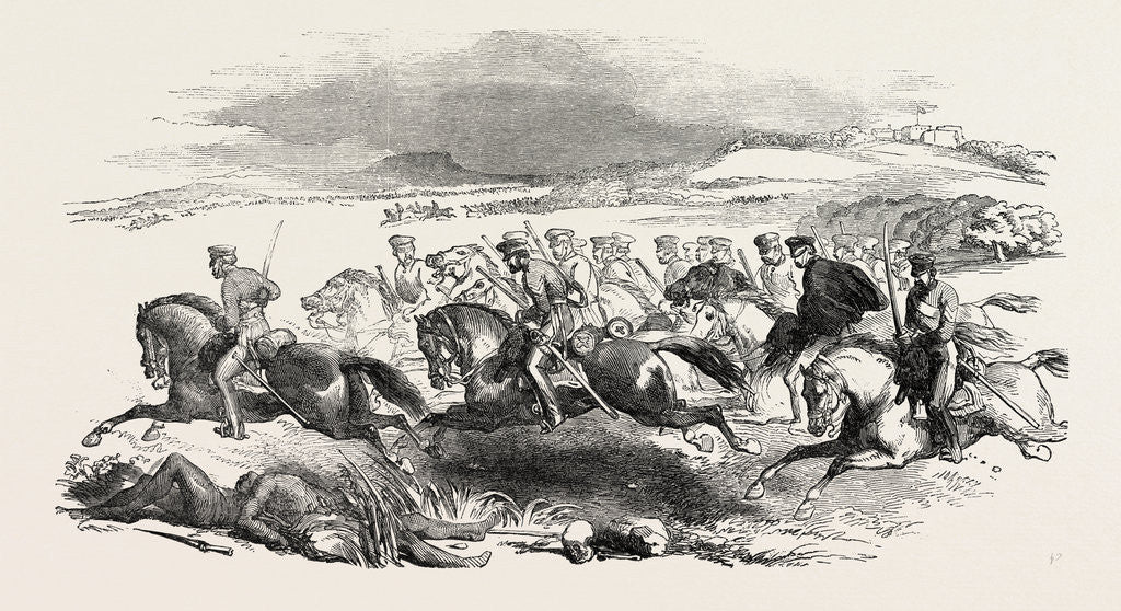 Detail of The Kaffir War: Major-General Sir Harry Smith's Escape from Fort Cox, South Africa by Anonymous