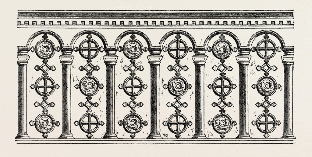 Detail of Railing for a Tomb, Coalbrook Dale, Shropshire by Anonymous