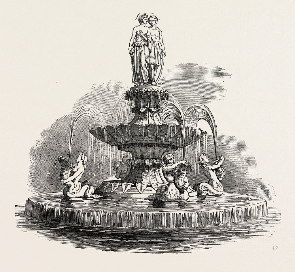 Detail of Fountain by Anonymous