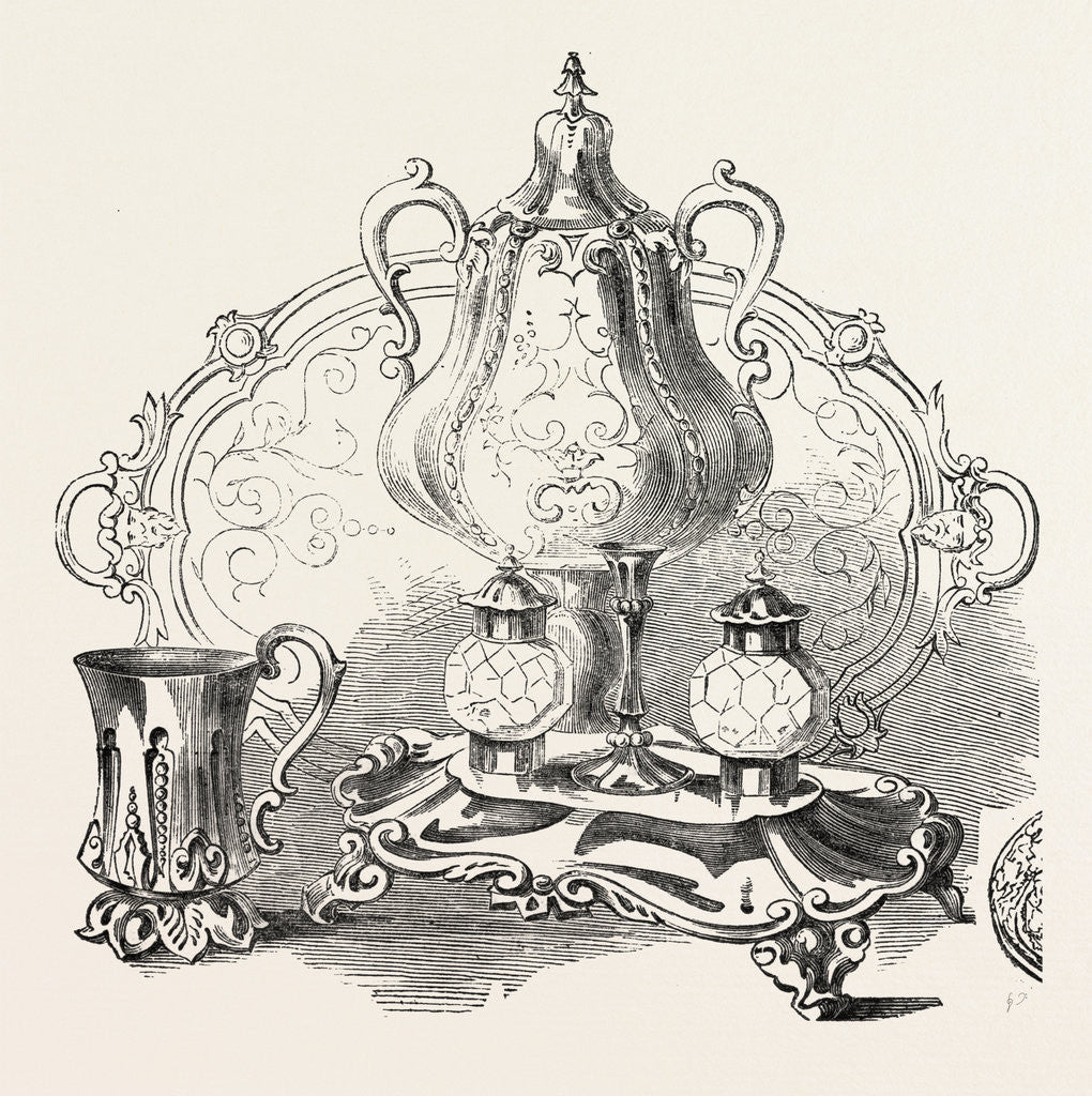 Detail of Messrs. Bradbury, Of Sheffield, Group of Plated Ware by Anonymous
