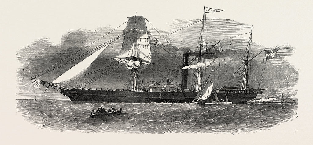 Detail of The Jylland, Danish Government Steamer by Anonymous