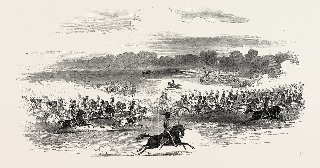 Detail of British Royal Horse Artillery by Anonymous