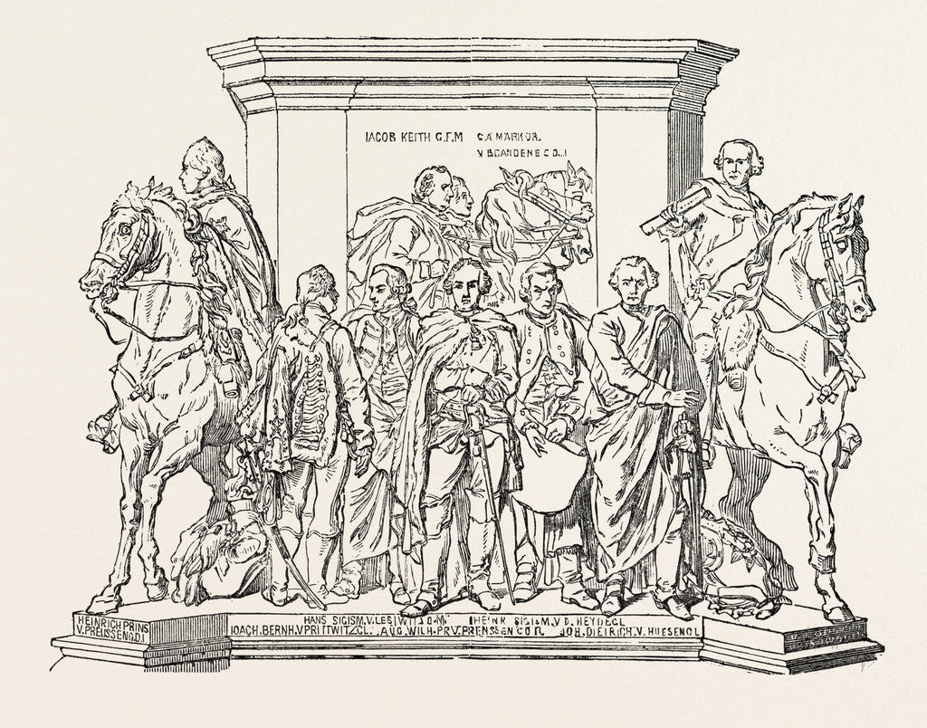 Detail of Statue of Frederick the Great, End of Pedestal, Berlin, Germany by Anonymous