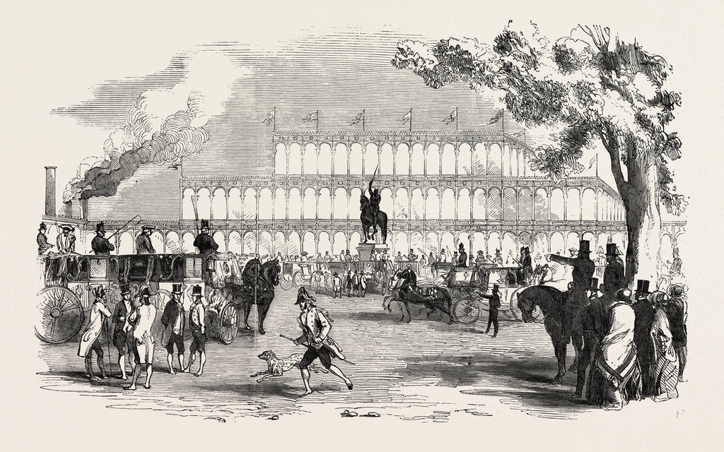 Detail of Colossal Statue of Richard Coeur De Lion, Western End of the Great Exhibition Building by Anonymous