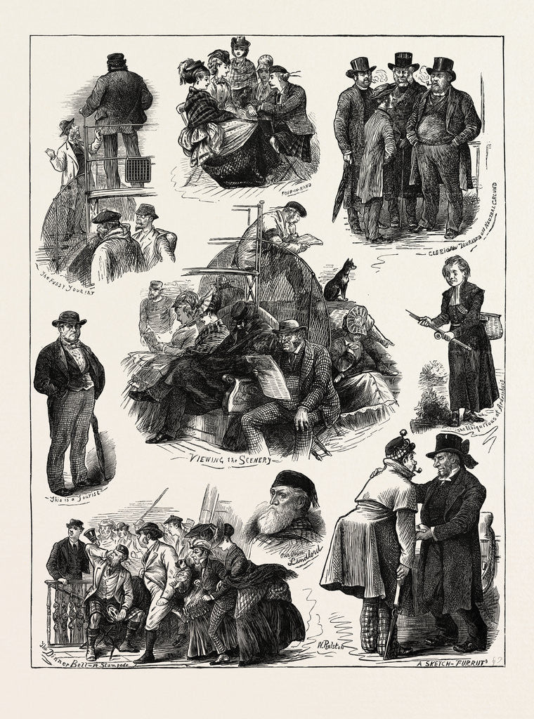 Detail of A Tour in Scotland: from Glasgow to Oban by Anonymous