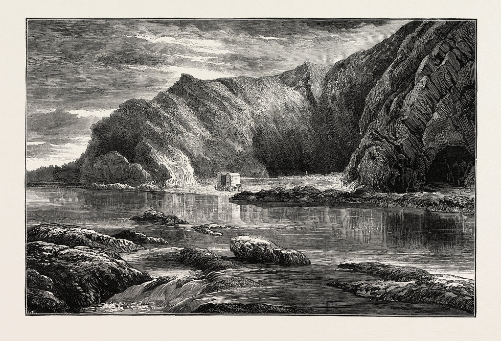 Detail of Ilfracombe: Scene of the Fatal Bathing Accident, Devon by Anonymous