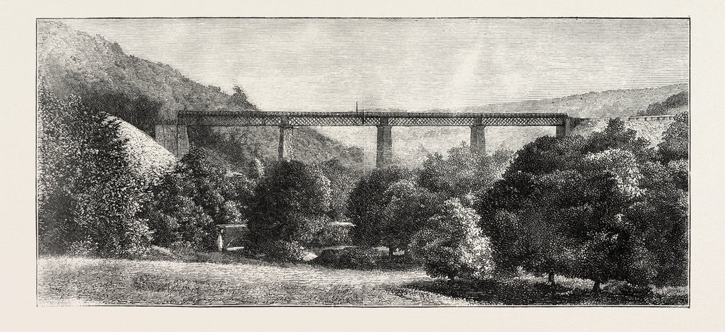 Detail of The New Devon and Somerset Railway: Tone Valley Viaduct by Anonymous