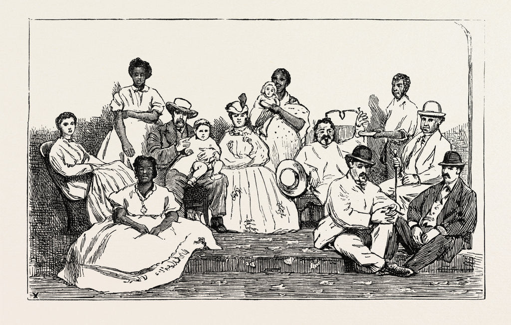 Detail of A Planter and His Family by Anonymous